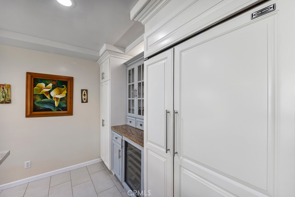 4031 Pine Avenue Long Beach, CA 90807 - Photo 31 of 70 Built in Sub Zero and view of wine fridge next to it