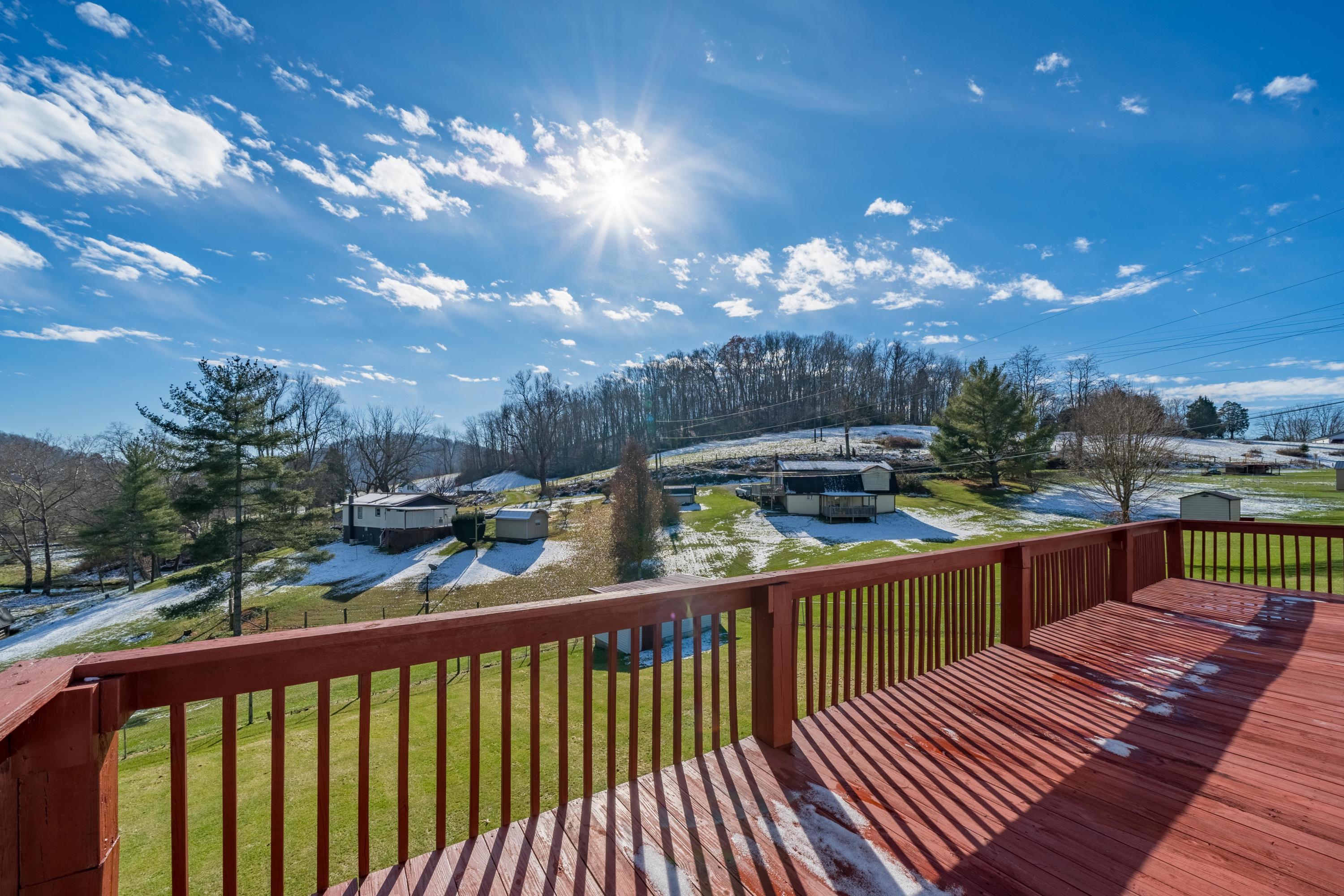 6002 Reedy Creek Road Bristol, VA 24202 - Photo 7 of 26 BACK DECK VIEW