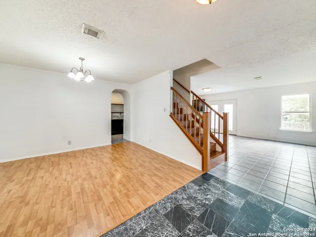 a view of livingroom with hardwood floor and window