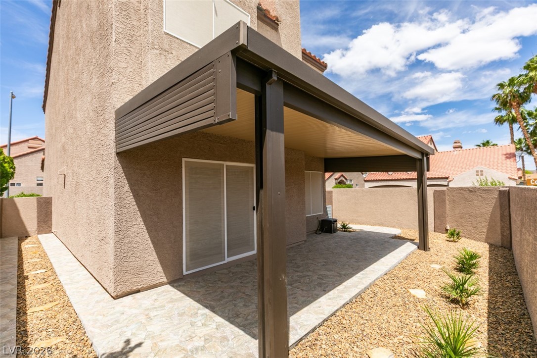 540 Sutters Mill Road Henderson, NV 89014 - Photo 43 of 46 This private patio area provides a serene outdoor retreat perfect for relaxation.