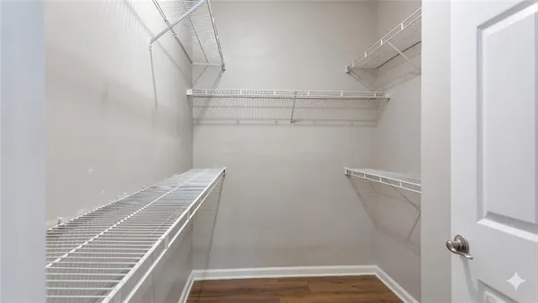 a view of walk in closet