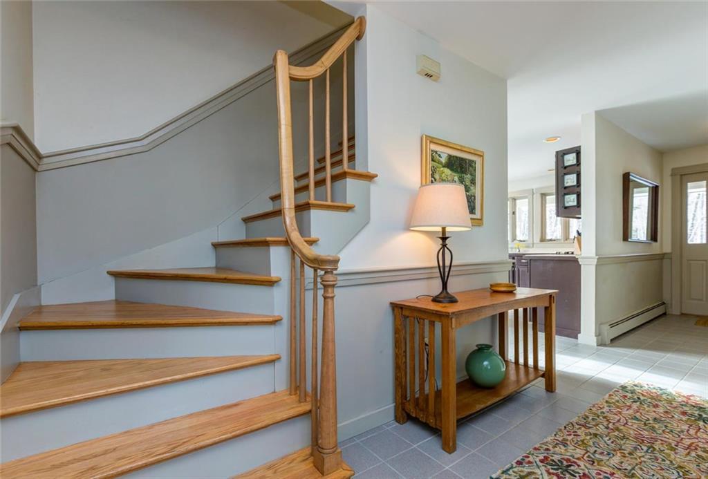 238 Flying Point Road Freeport, ME 04032 - Photo 21 of 35 Tiled entry and hardwood stairs