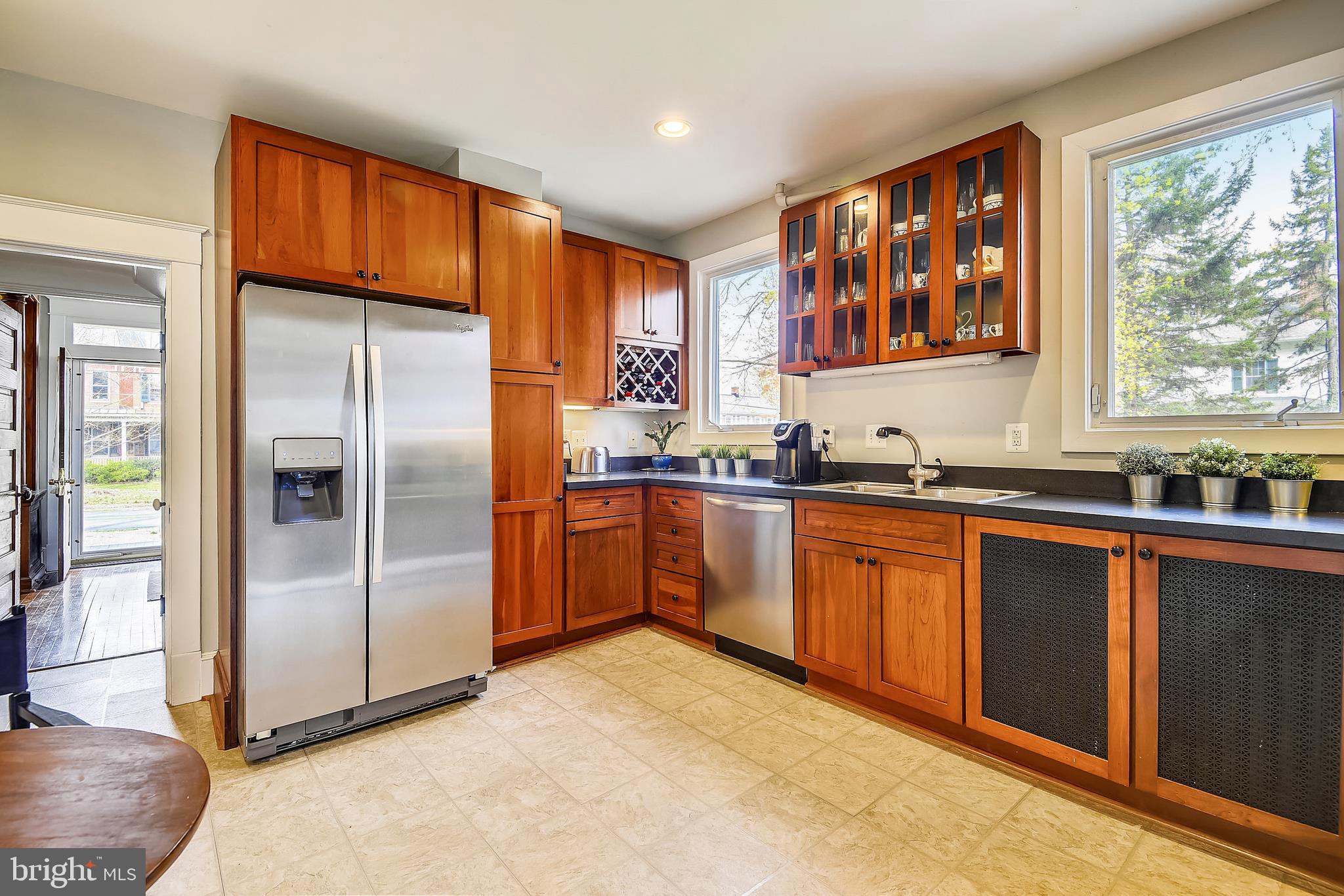 5616 Mountville Road Adamstown, MD 21710 - Photo 2 of 62 Light filled kitchen has cherry cabinetry