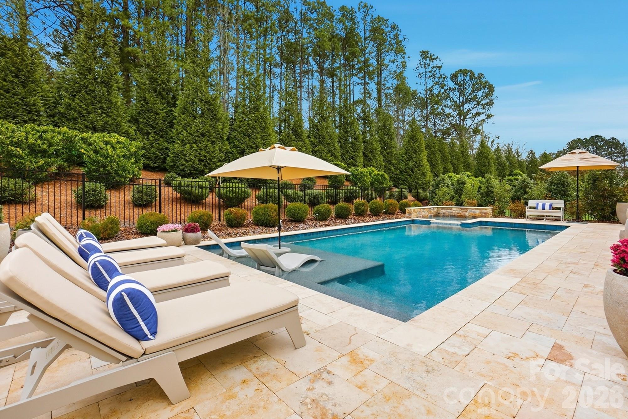 2052 Thatcher Way Fort Mill, SC 29715 - Photo 43 of 47 a view of a swimming pool with lounge chair