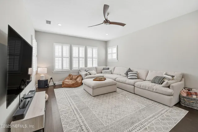 a bed room with a bed and a fish tank