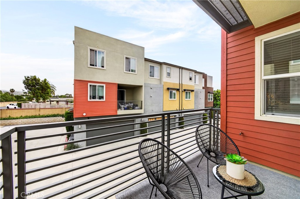 156 North Orange Avenue Brea, CA 92821 - Photo 21 of 44 a balcony view with a seating space