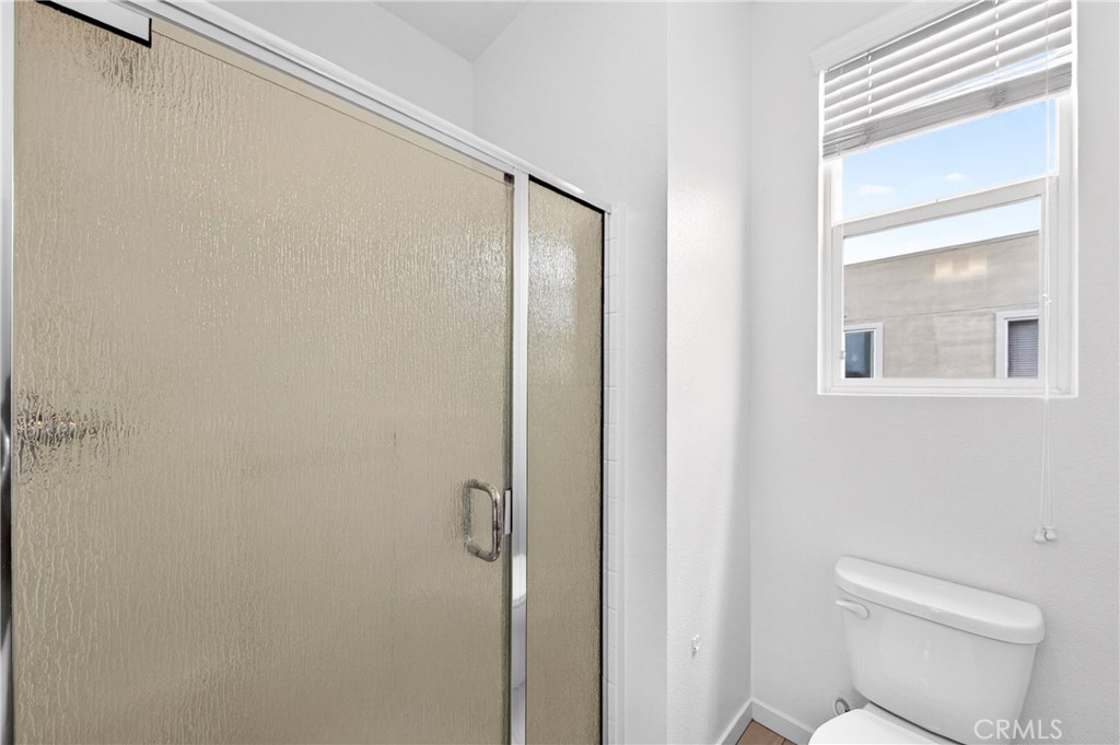 156 North Orange Avenue Brea, CA 92821 - Photo 36 of 44 a bathroom with a toilet and a shower