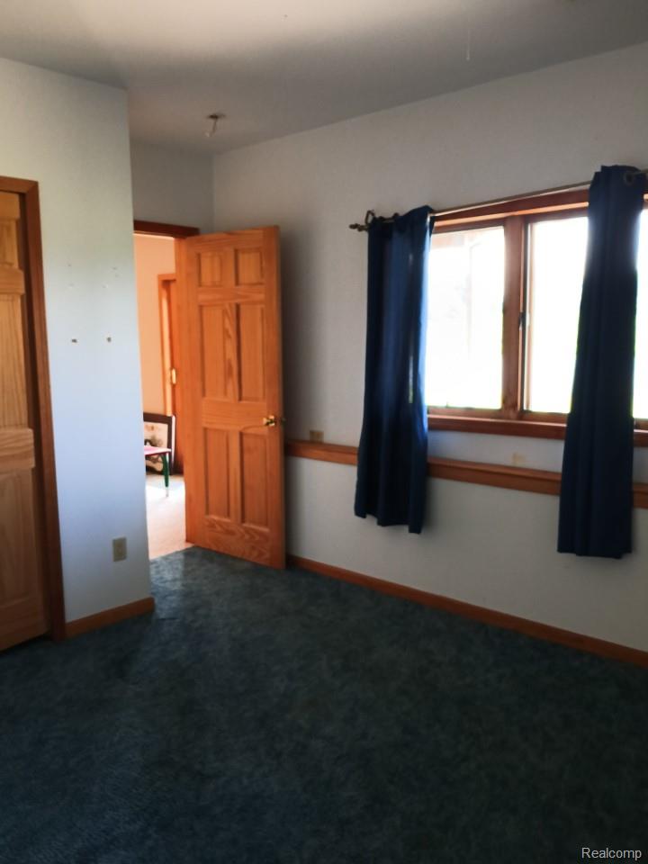 10374 Wilson Road Otisville, MI 48463 - Photo 67 of 99 Empty room featuring dark carpet and baseboards