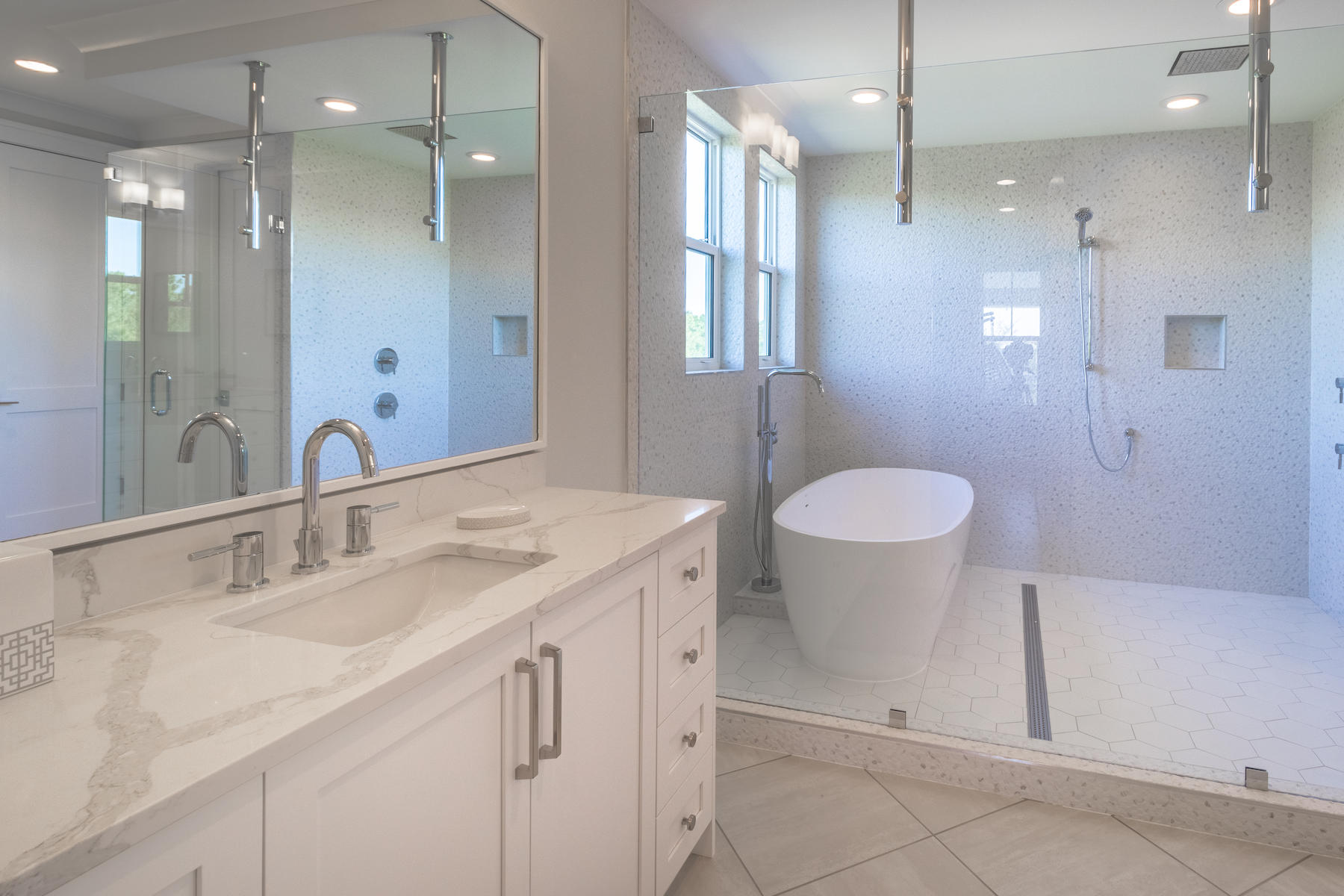 150 Walton Gulfview Dr Inlet Beach Inlet Beach, FL 32461 - Photo 51 of 61 a bathroom with a sink toilet double vanity and shower