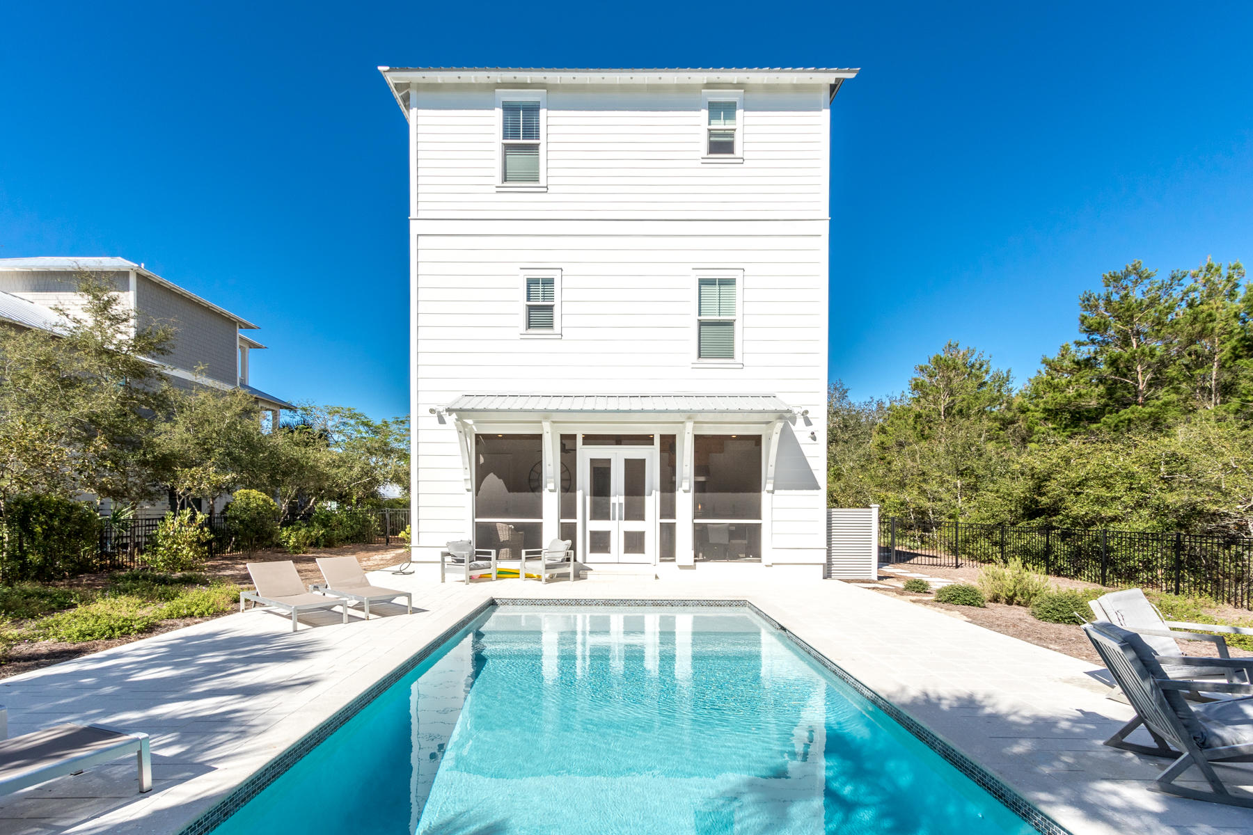 150 Walton Gulfview Dr Inlet Beach Inlet Beach, FL 32461 - Photo 10 of 61 a view of a house with pool and sitting area