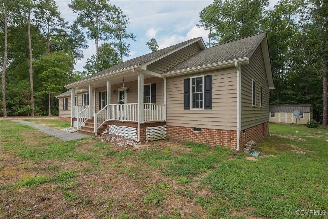 1315 Mill Road Aylett, VA 23086 - Photo 3 of 33 a view of a house with a yard