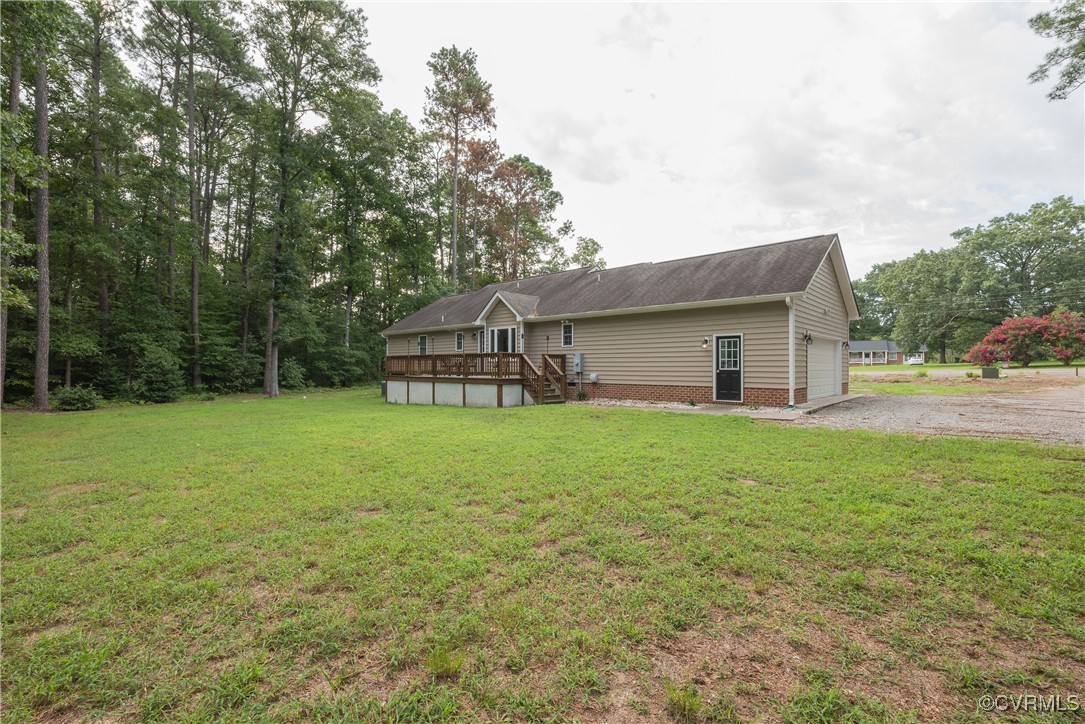 1315 Mill Road Aylett, VA 23086 - Photo 6 of 33 a front view of house with yard and green space