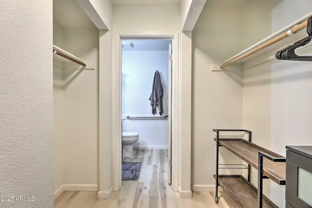 a view of a hallway with a elevator