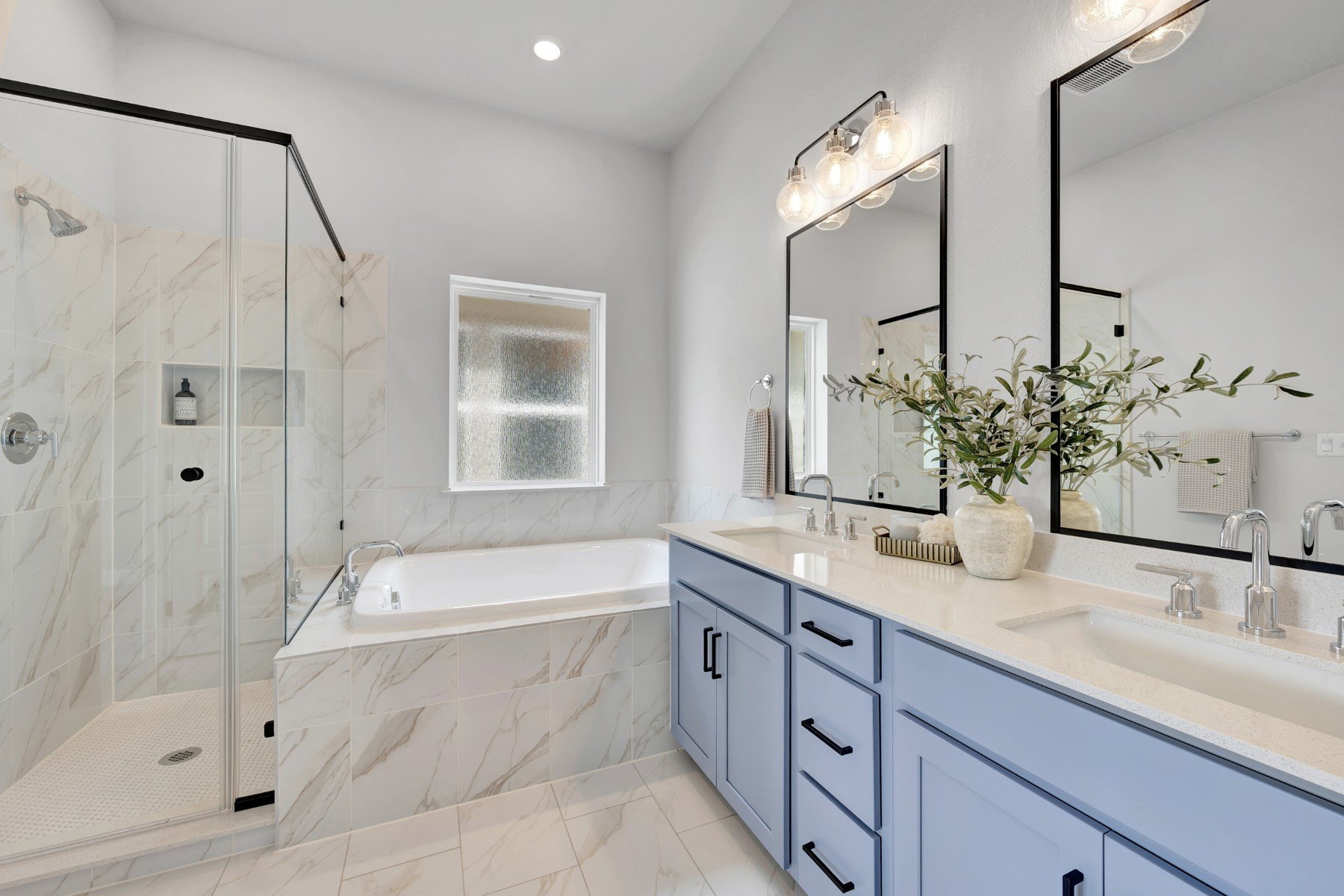 5610 Forks Road Austin, TX 78747 - Photo 14 of 17 Owner's Bathroom (Staged)