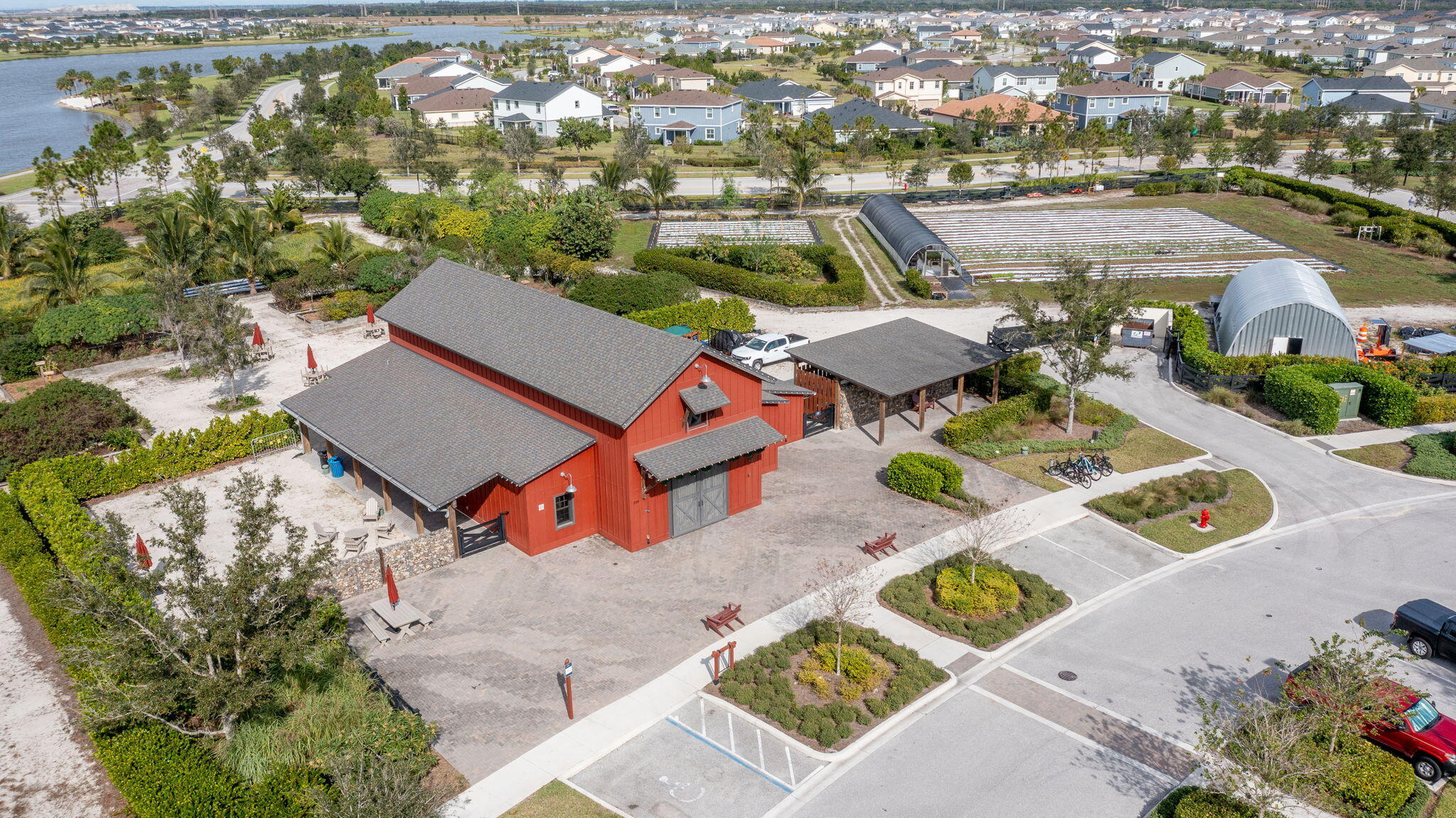 19546 Weathervane Way Loxahatchee, FL 33470 - Photo 37 of 63 an aerial view of residential houses with outdoor space