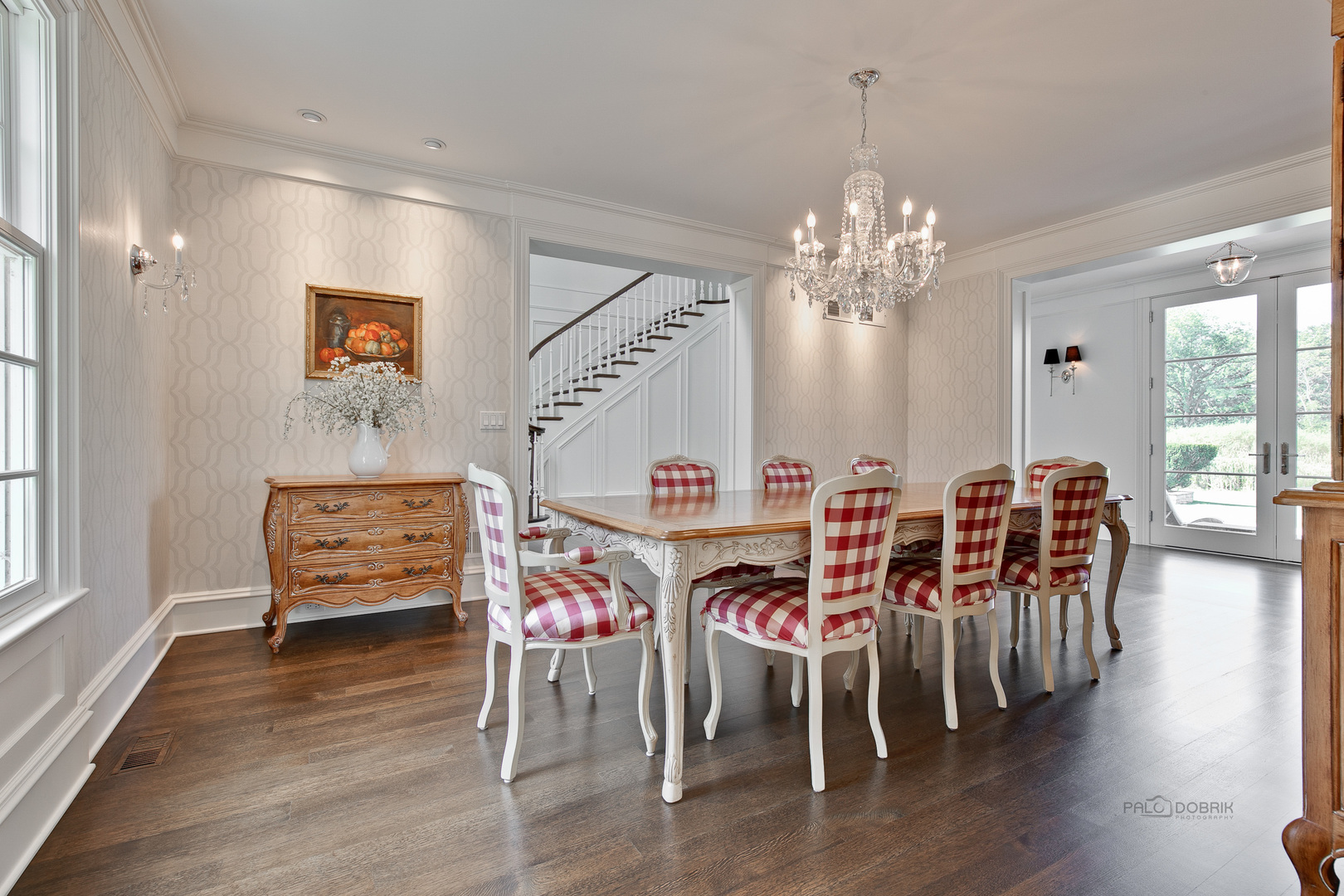 500 South Ridge Road Lake Forest, IL 60045 - Photo 11 of 54 a view of a dining room with furniture and wooden floor