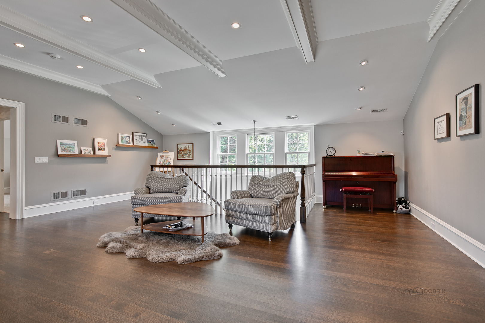 500 South Ridge Road Lake Forest, IL 60045 - Photo 28 of 54 a living room with furniture and a wooden floor