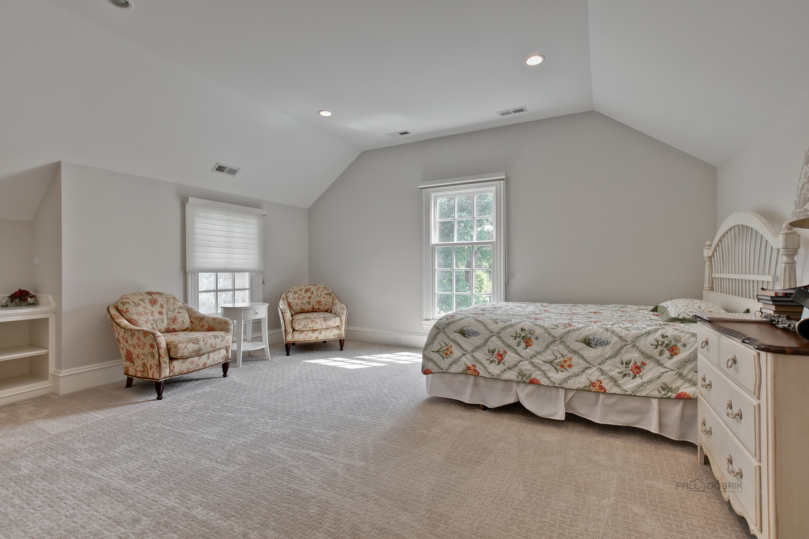 500 South Ridge Road Lake Forest, IL 60045 - Photo 41 of 54 a bedroom with bed couch and window