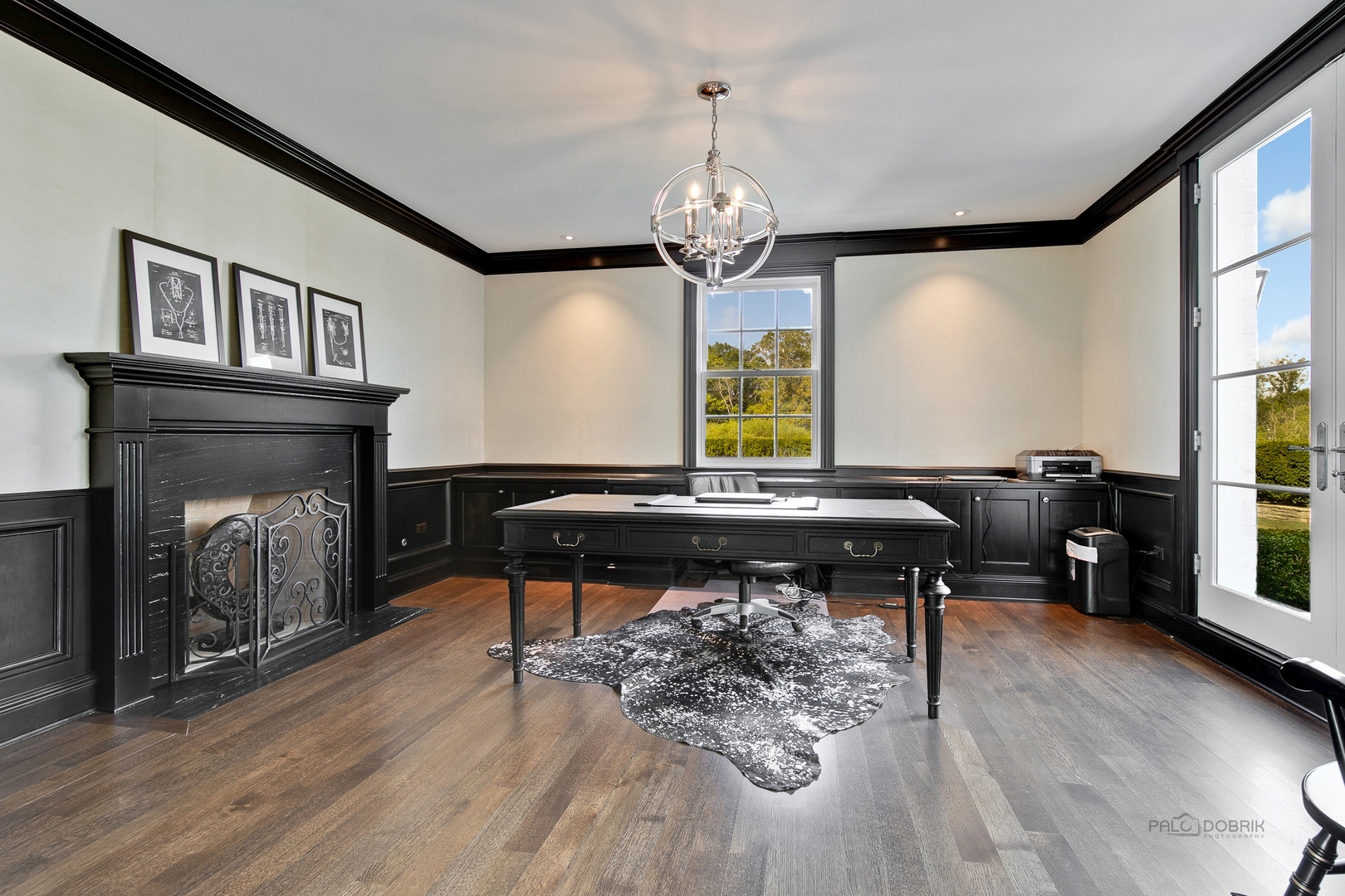 500 South Ridge Road Lake Forest, IL 60045 - Photo 9 of 54 a living room with furniture and a fireplace