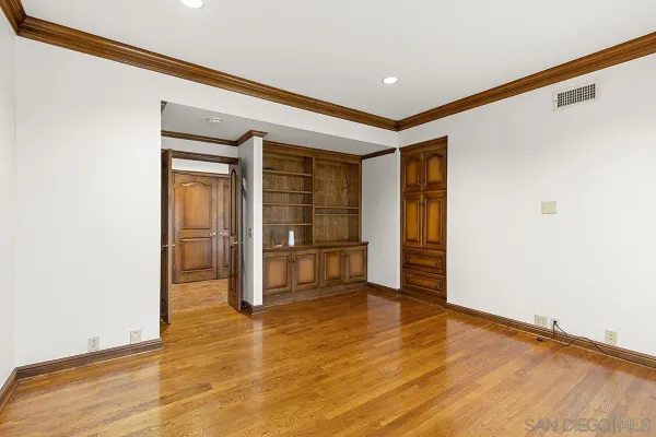 a view of an empty room