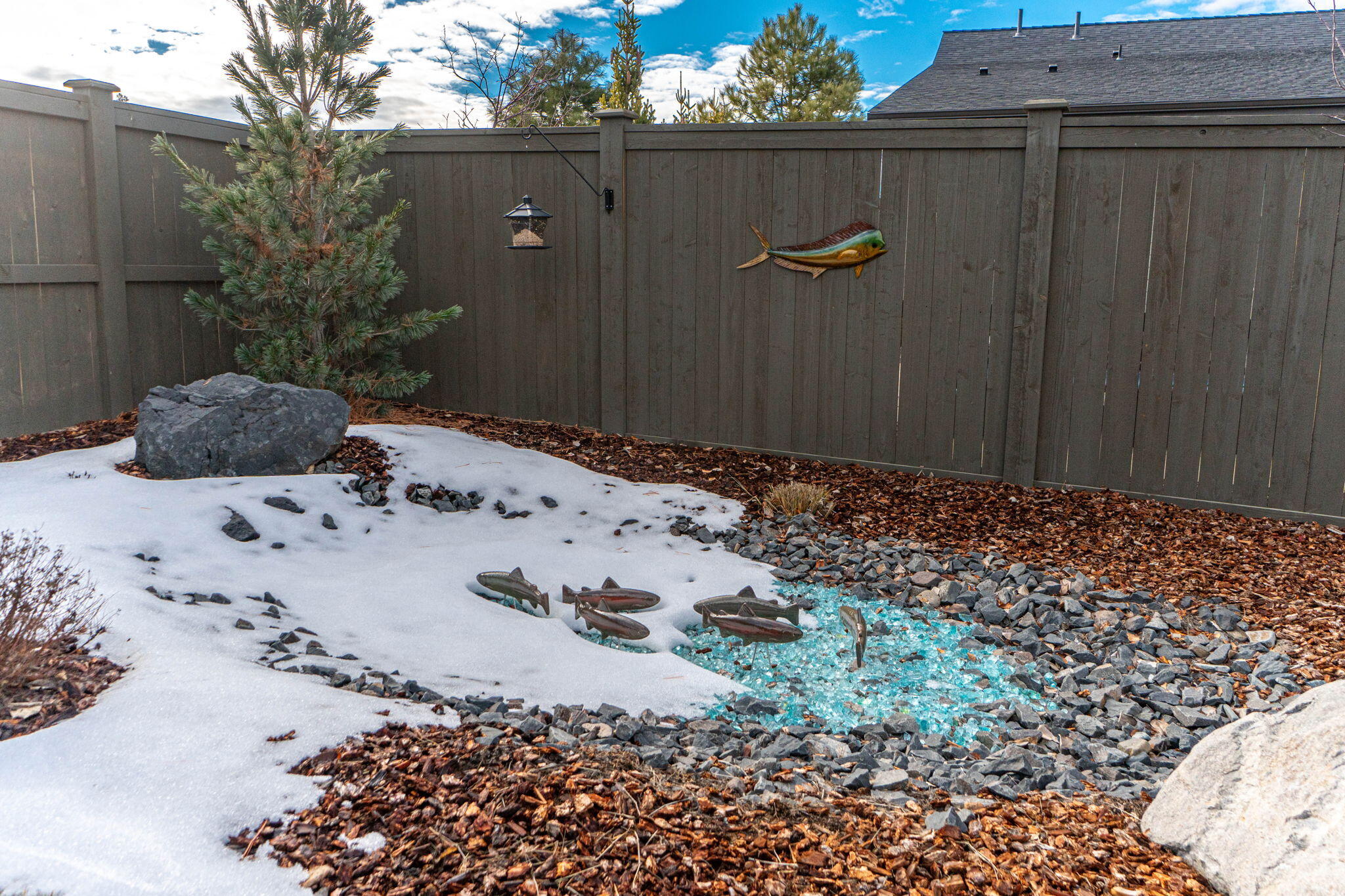 60861 Southwest Headwaters Loop Bend, OR 97702 - Photo 44 of 45 Faux pond in the backyard.