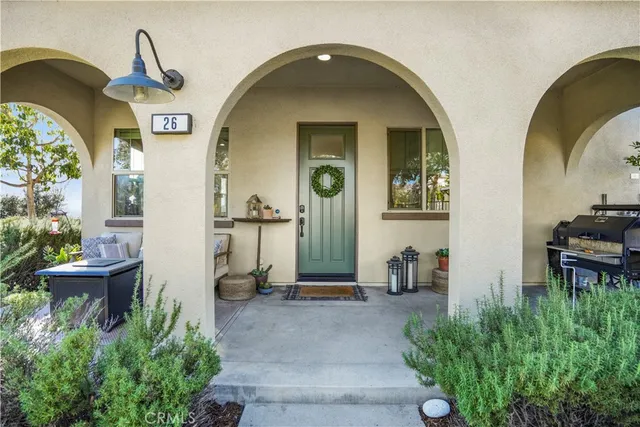 a view of entrance gate of a house