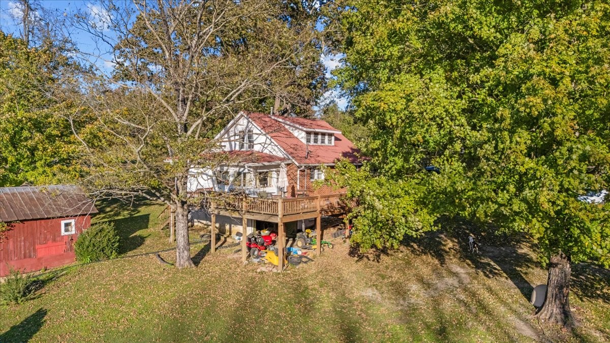 676 Mt Lebanon Road Dickson, TN 37055 - Photo 58 of 74 an aerial view of a house with a yard and garage