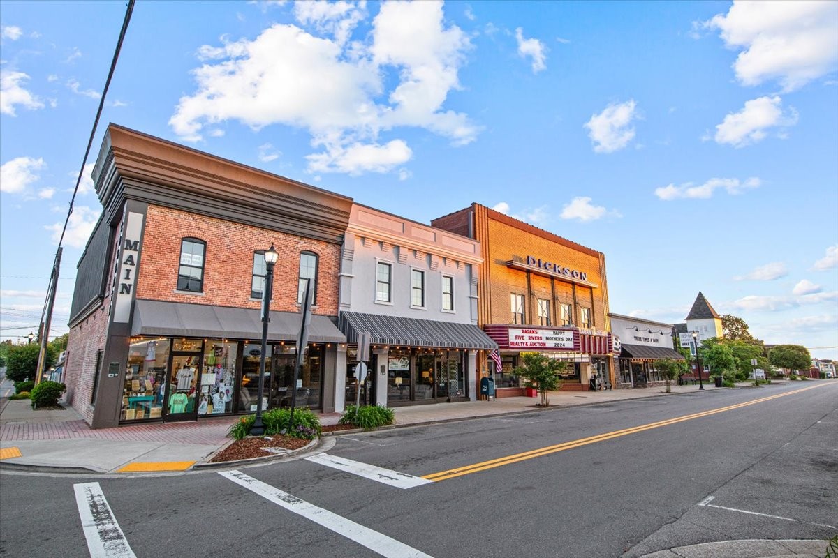 676 Mt Lebanon Road Dickson, TN 37055 - Photo 68 of 74 a city street lined with buildings and a street light