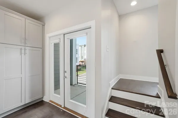 a view of front door