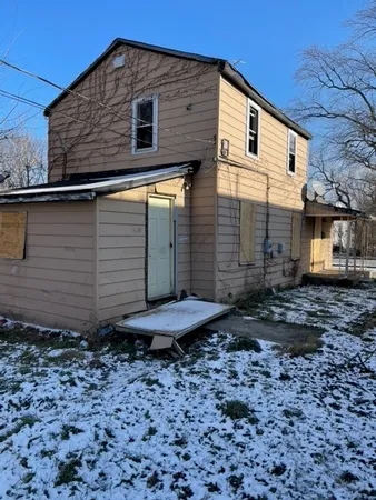 a backyard of a house