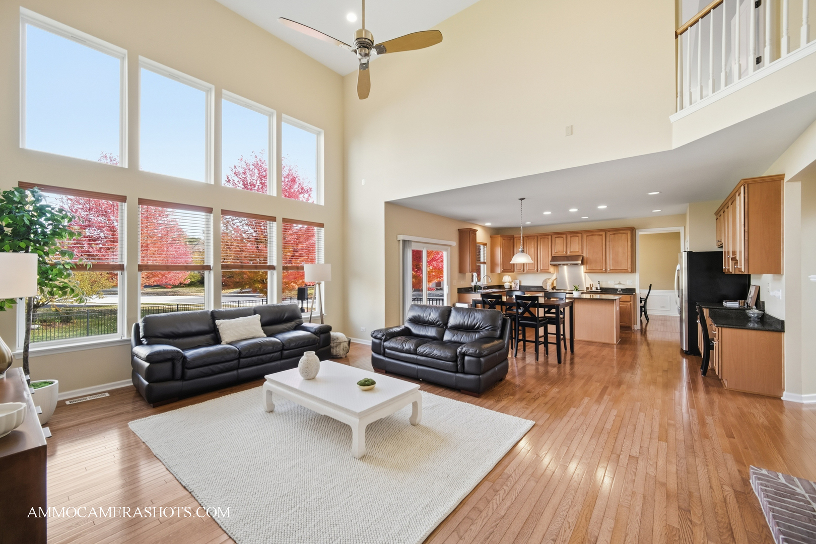 1329 Turnberry Lane Mundelein, IL 60060 - Photo 17 of 33 a living room with furniture and a large window