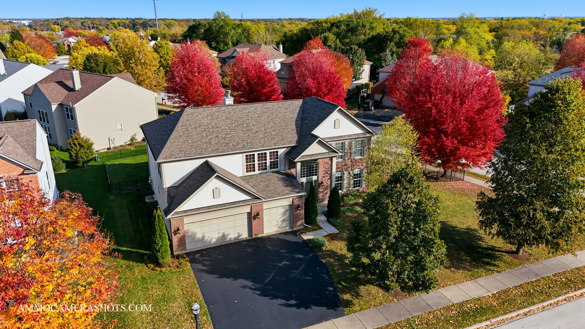 1329 Turnberry Lane Mundelein, IL 60060 - Photo 2 of 33 an aerial view of house with yard