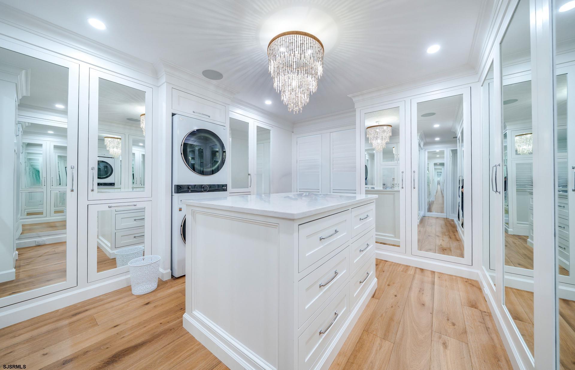 55 Walnut Road Ocean City, NJ 08226 - Photo 60 of 97 a spacious bathroom with a granite countertop sink a mirror and a shower