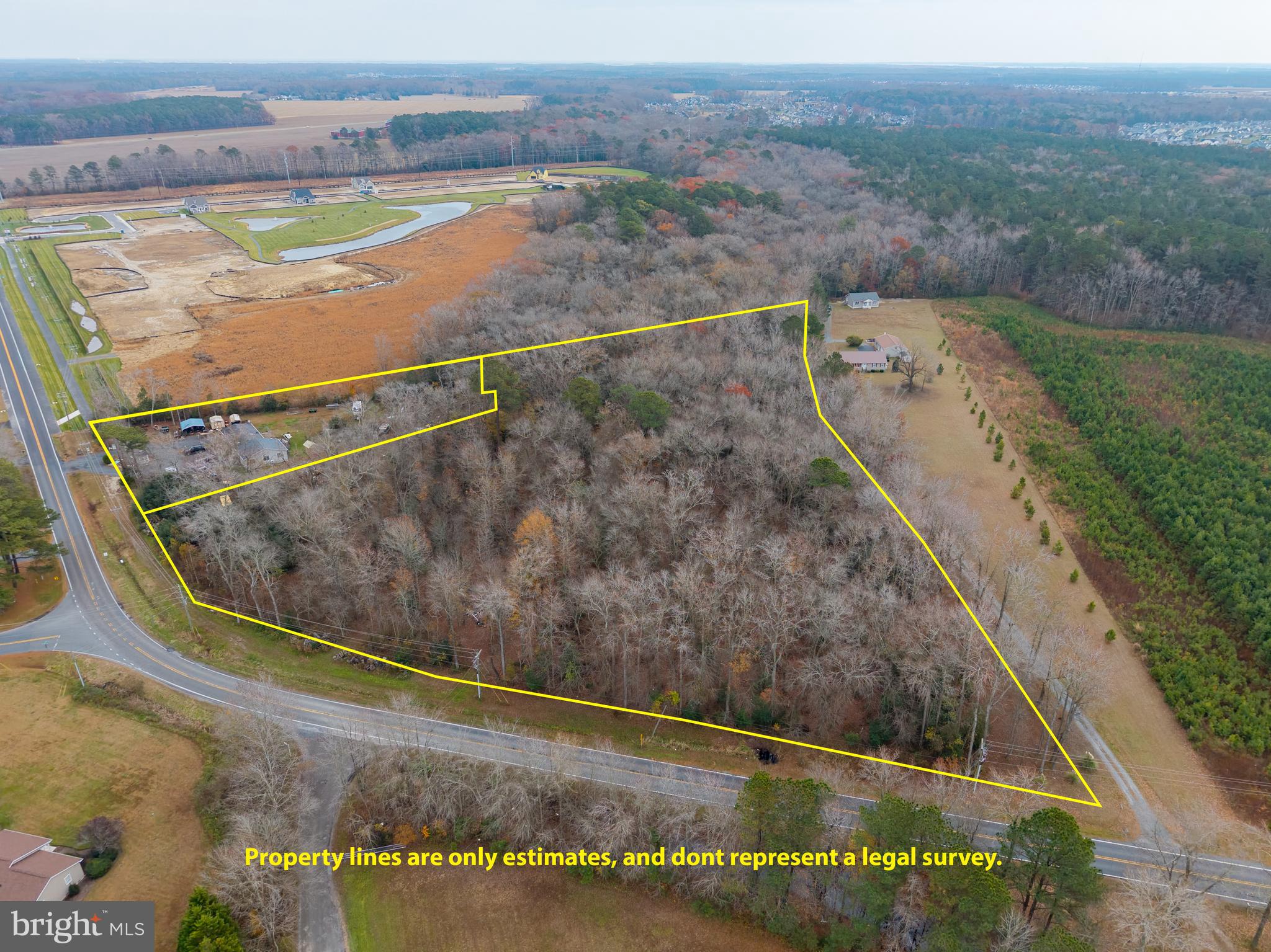 a view of a swimming pool with a yard