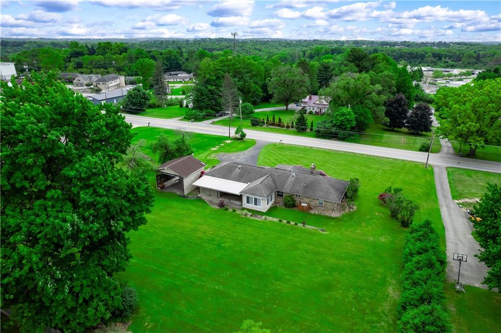 120 West Sunbury Road Butler, PA 16001 - Photo 36 of 46 a view of yard with swimming pool and green space