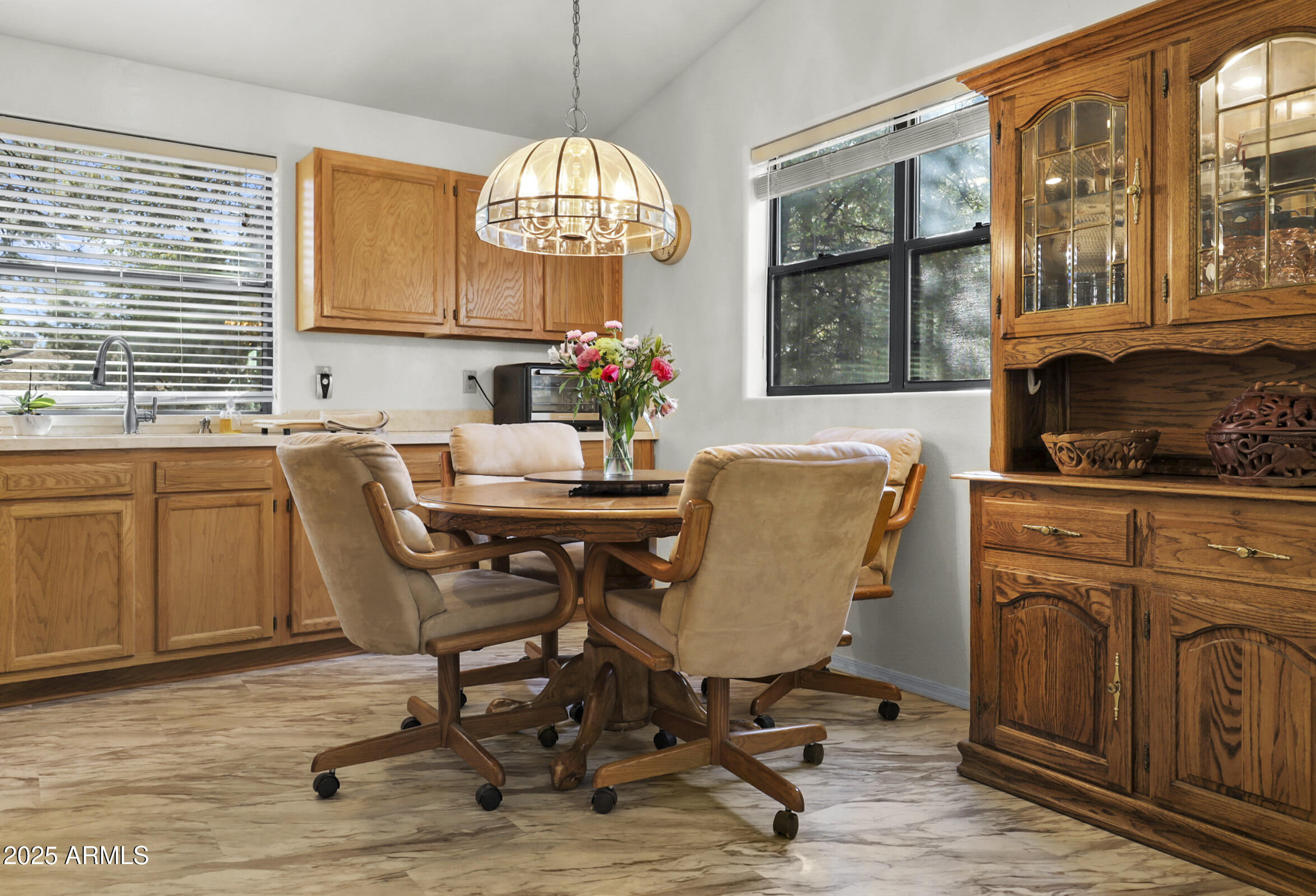 401 East Alpine Drive Payson, AZ 85541 - Photo 17 of 30 a view of a dining room with furniture window and outside view