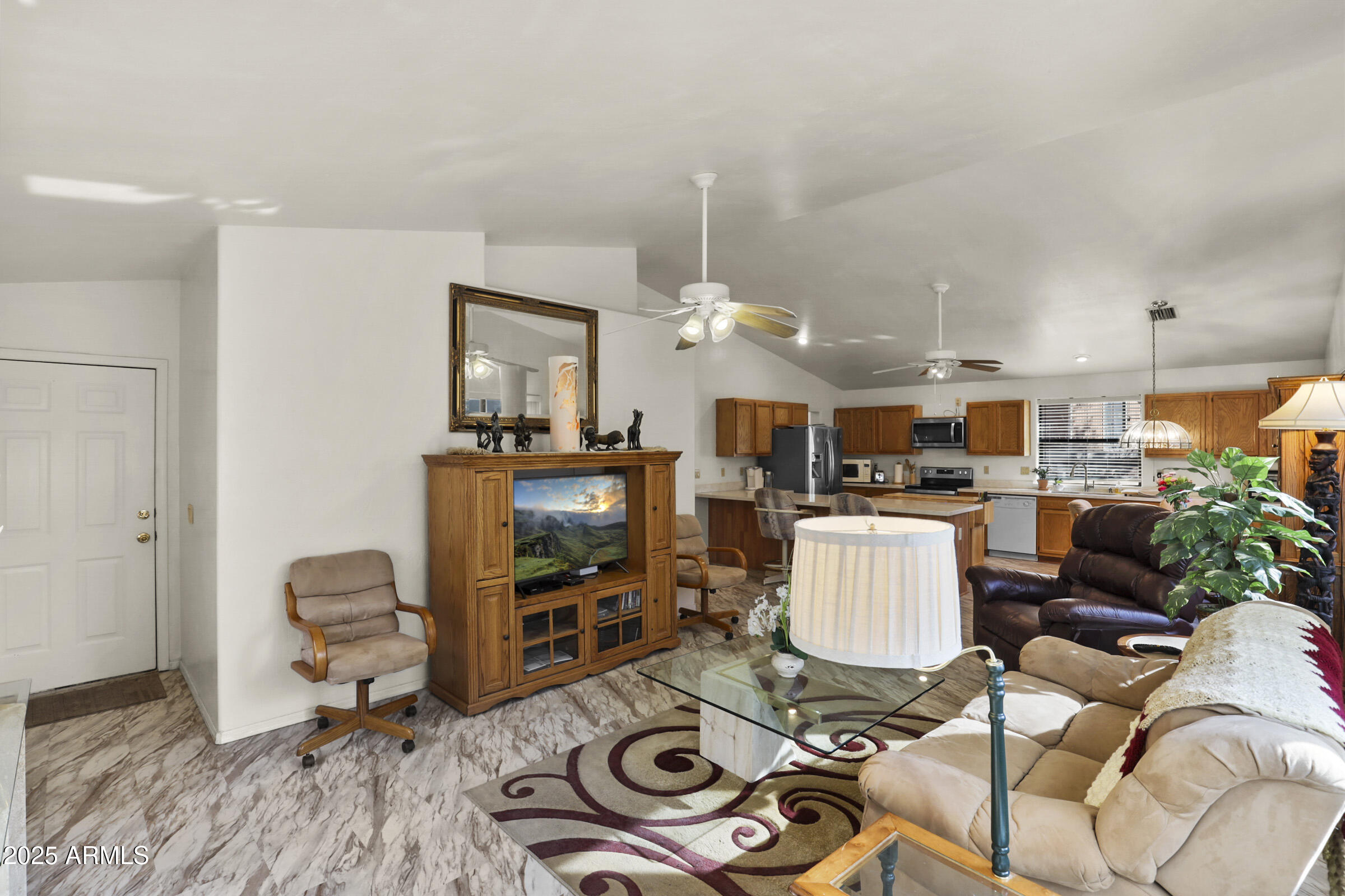 401 East Alpine Drive Payson, AZ 85541 - Photo 10 of 30 a living room with furniture and a flat screen tv