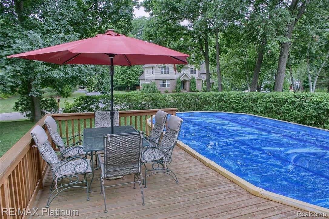 2217 Pleasant Ridge Howell, MI 48843 - Photo 25 of 36 DECK VIEW