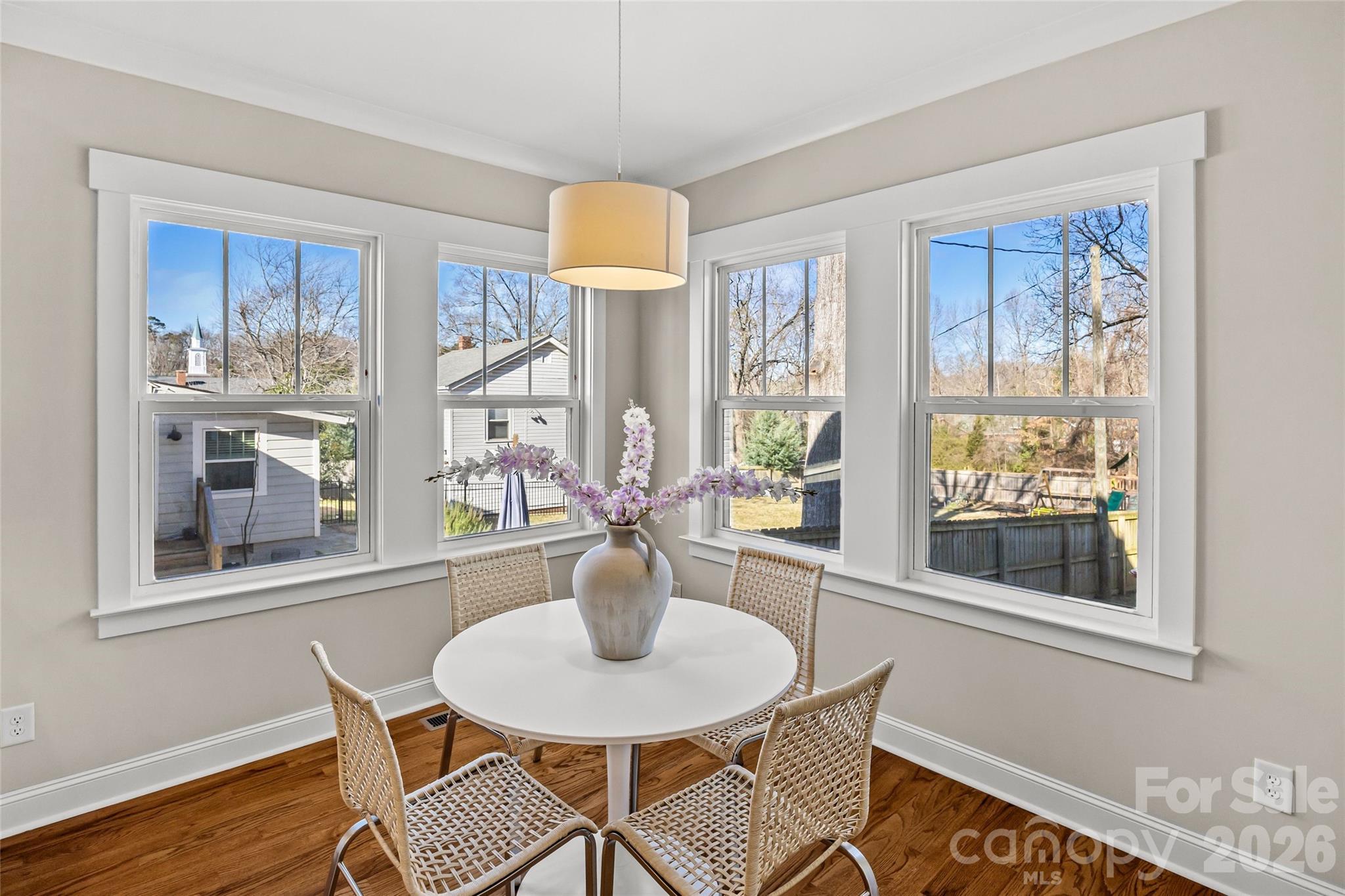 1728 Burgin Street Charlotte, NC 28205 - Photo 13 of 43 a dining room with furniture and window
