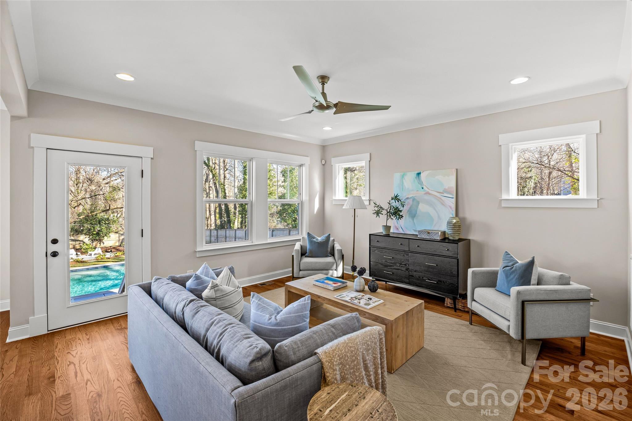 1728 Burgin Street Charlotte, NC 28205 - Photo 16 of 43 a living room with furniture and a window