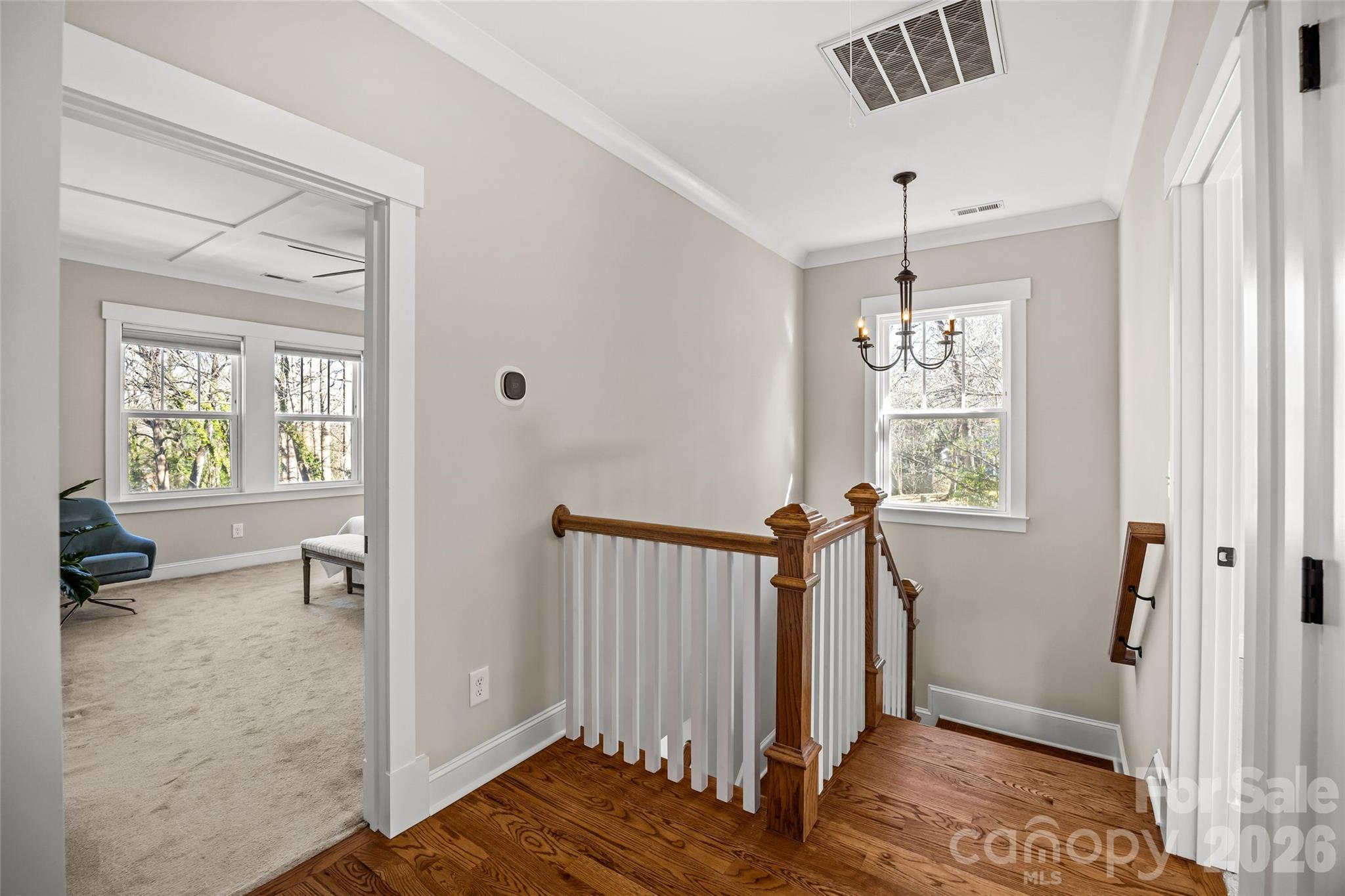 1728 Burgin Street Charlotte, NC 28205 - Photo 22 of 43 a view of room with window and wooden floor