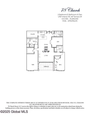 $1,295,000 | 78 Church Street, Unit 202, Saratoga Springs, NY 12866