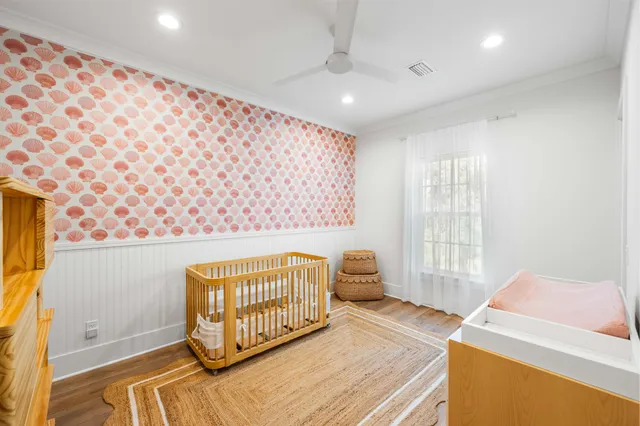 a living room with a couch and a table