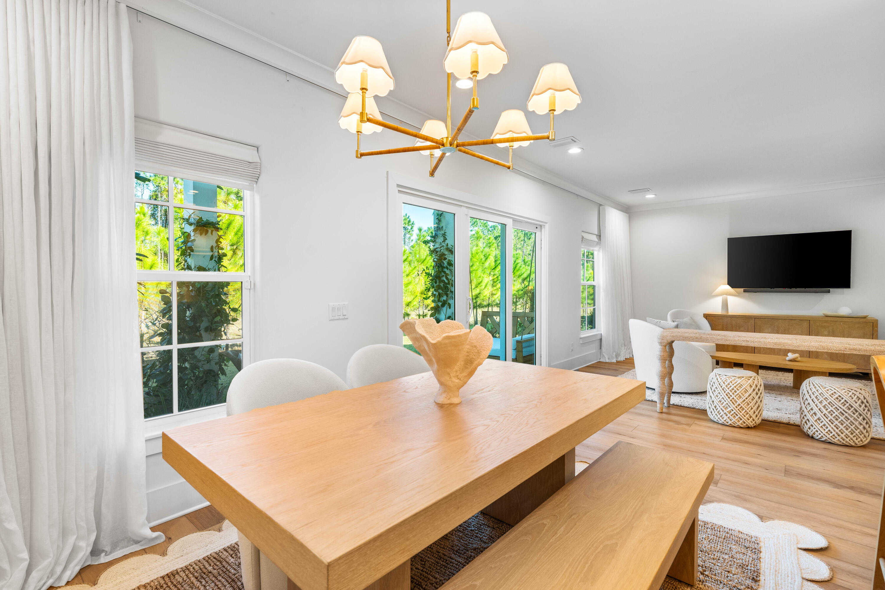 15 Sugar Sands Drive Santa Rosa Beach, FL 32459 - Photo 10 of 46 a bedroom with a bed and large windows