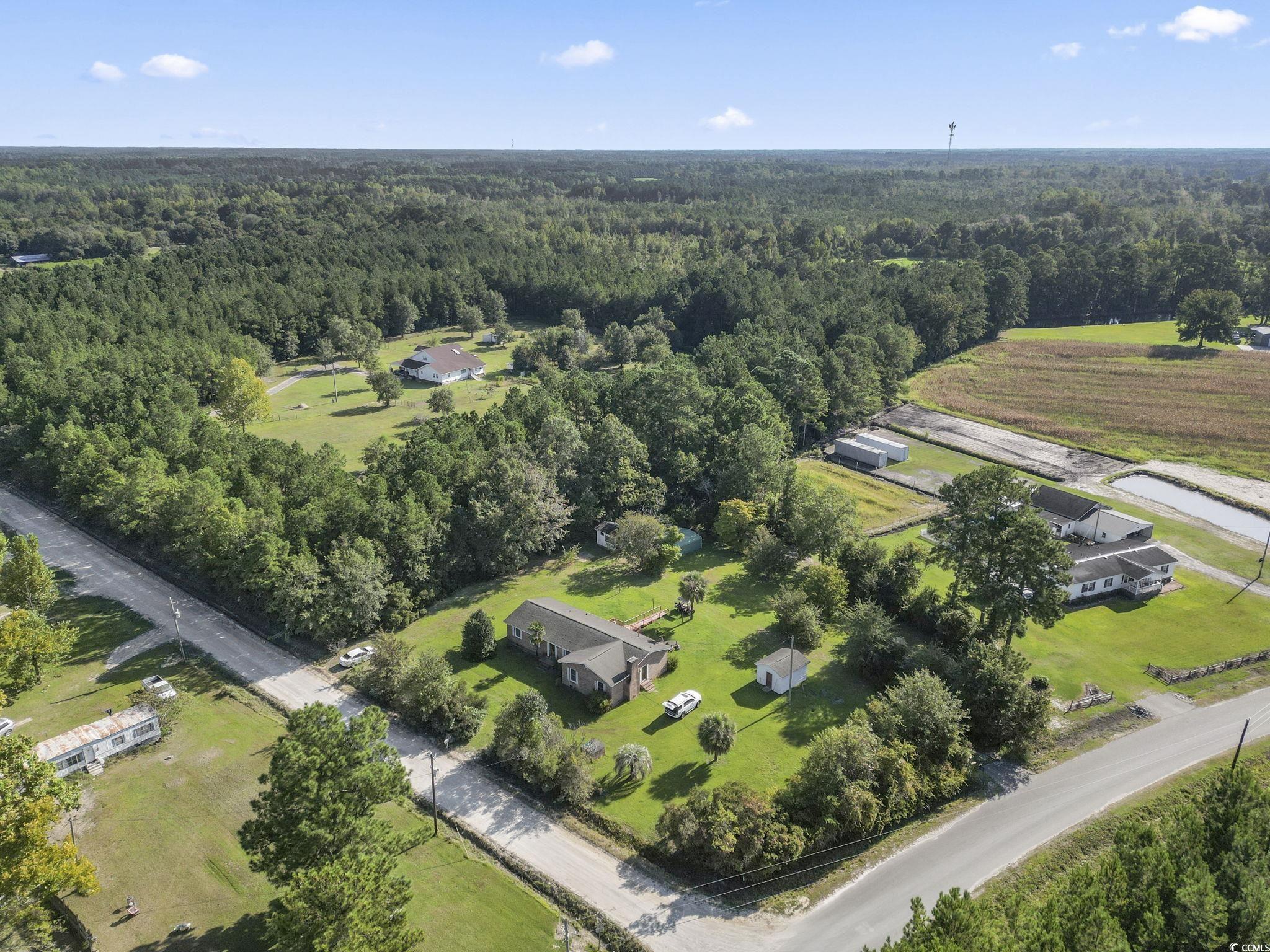 6971 Alfred Road Aynor, SC 29511 - Photo 36 of 37 Aerial view of property's location with a forest