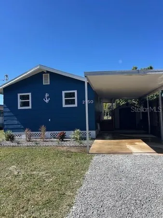a view of a house with a swimming pool