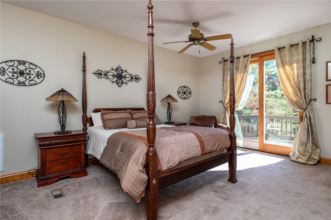 524 Ginseng Drive Sunset, SC 29685 - Photo 16 of 37 Master Bedroom opens to private deck