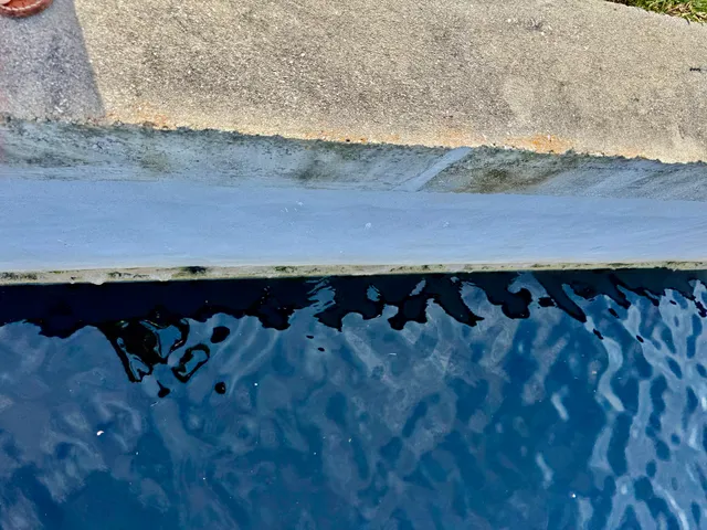 a view of a white house in front of a big yard with plants and large tree