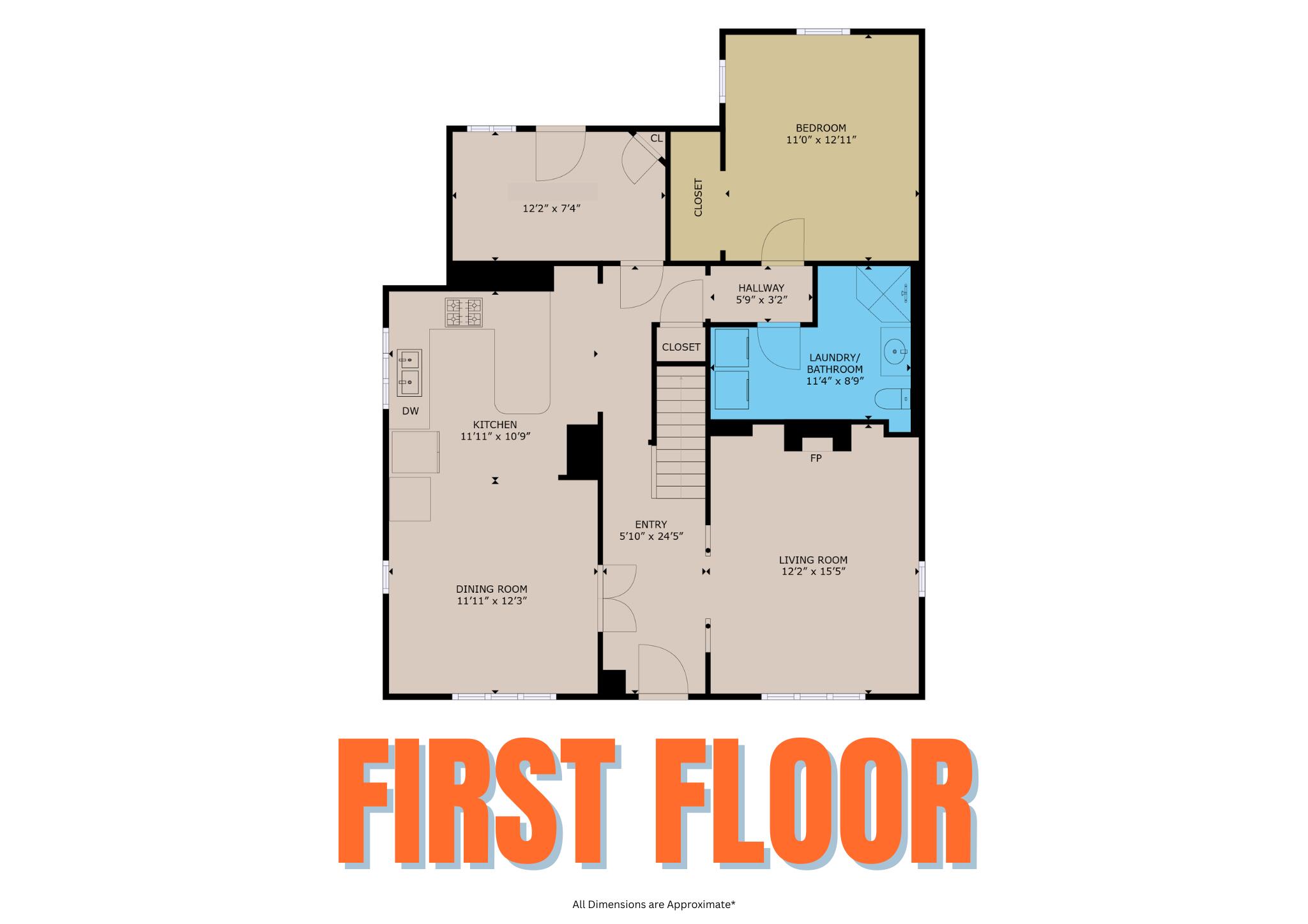 21 Washington Street Caribou, ME 04736 - Photo 62 of 63 21 Washington First Floor Plan