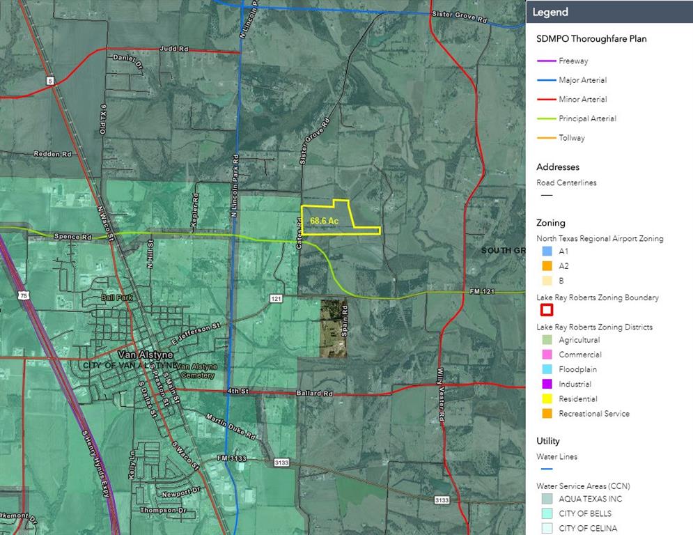 520 Cates Road Van Alstyne, TX 75495 - Photo 15 of 18 Map